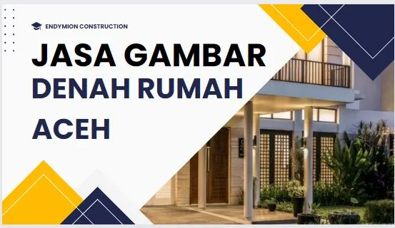 Jasa Gambar Denah Rumah Aceh