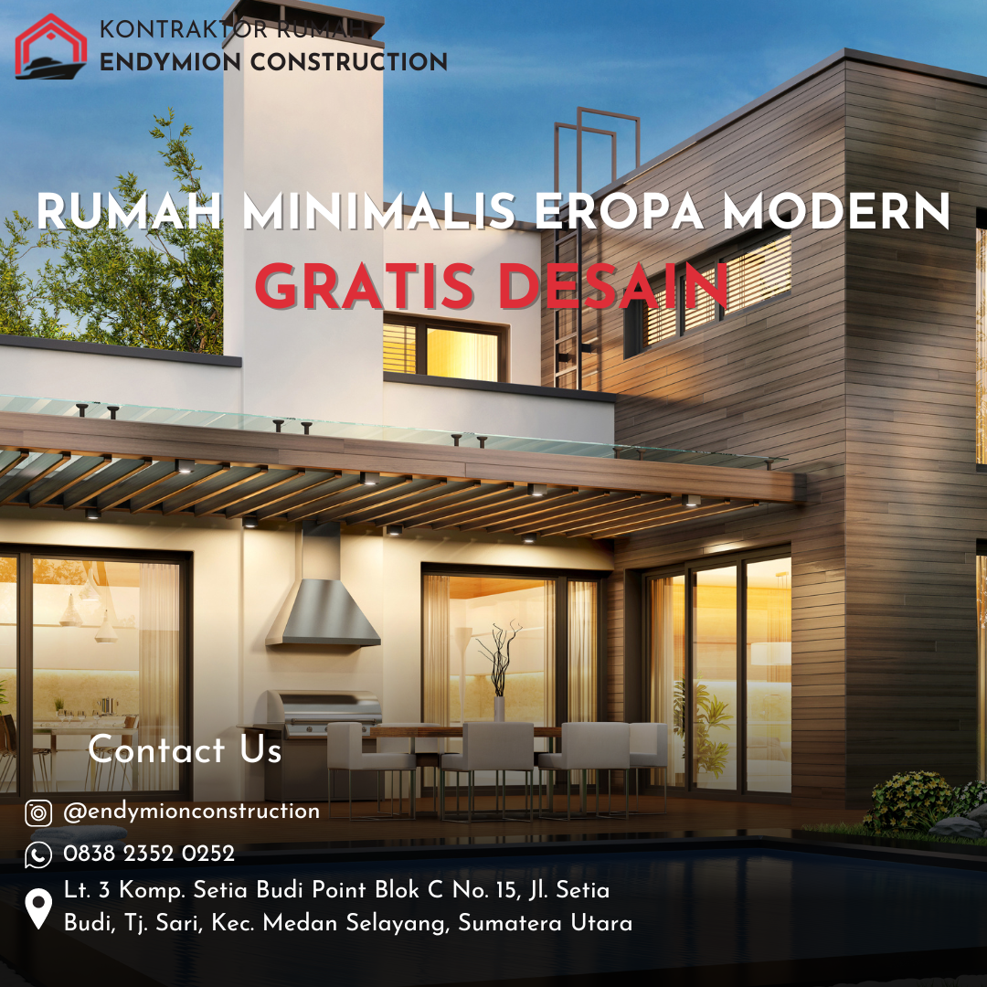 Rumah Minimalis Eropa Modern