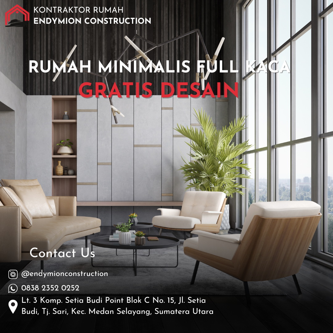 Rumah Minimalis Full kaca