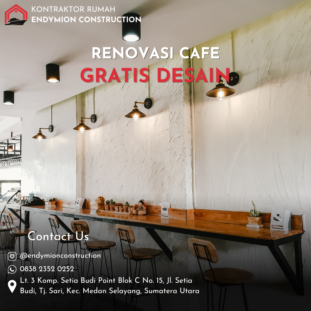 Renovasi Cafe Minimalis