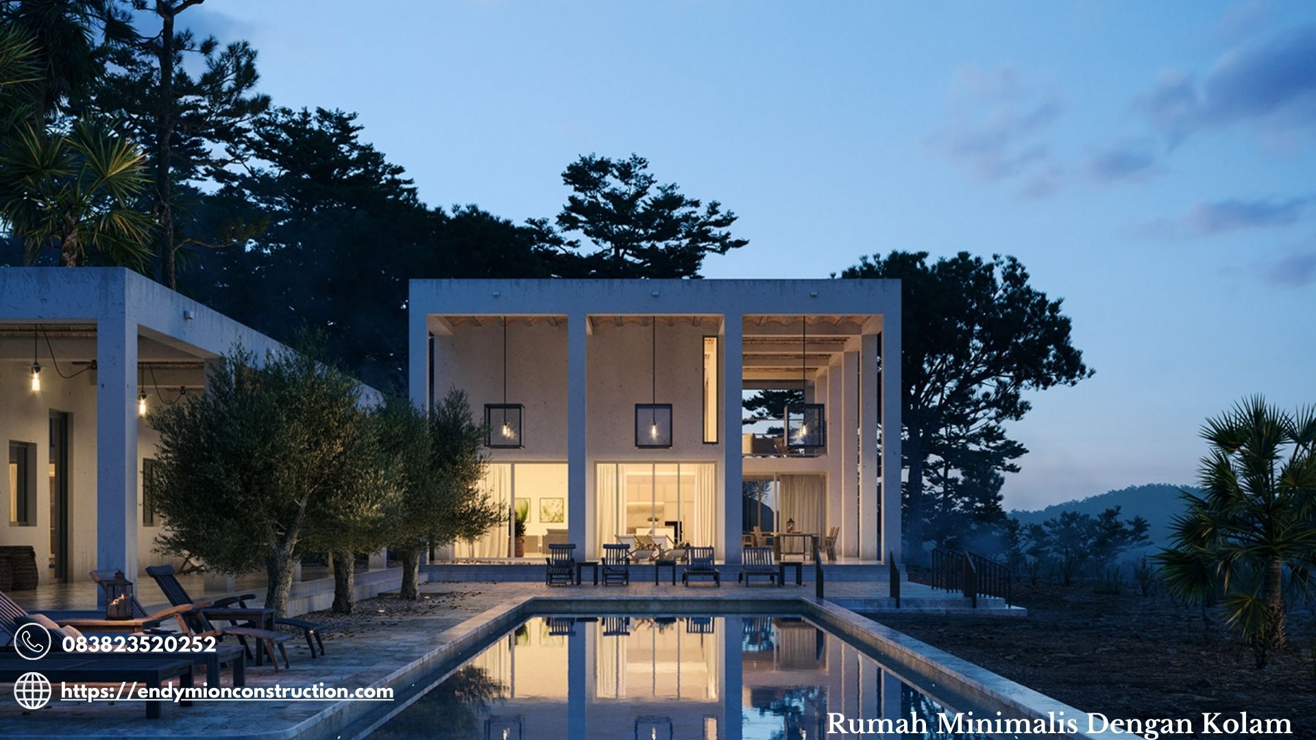 Rumah Minimalis Dengan Kolam
