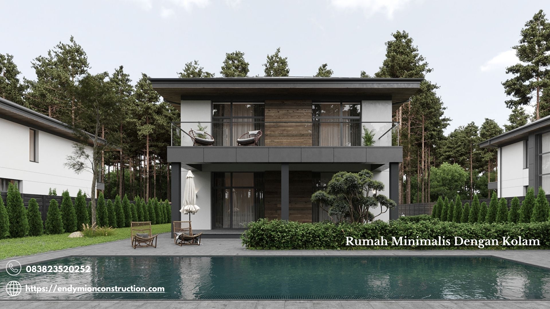Rumah Minimalis Dengan Kolam
