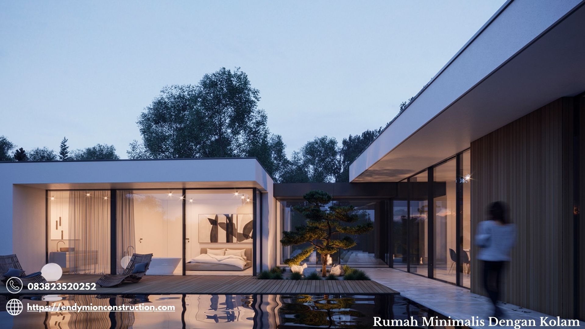 Rumah Minimalis Dengan Kolam