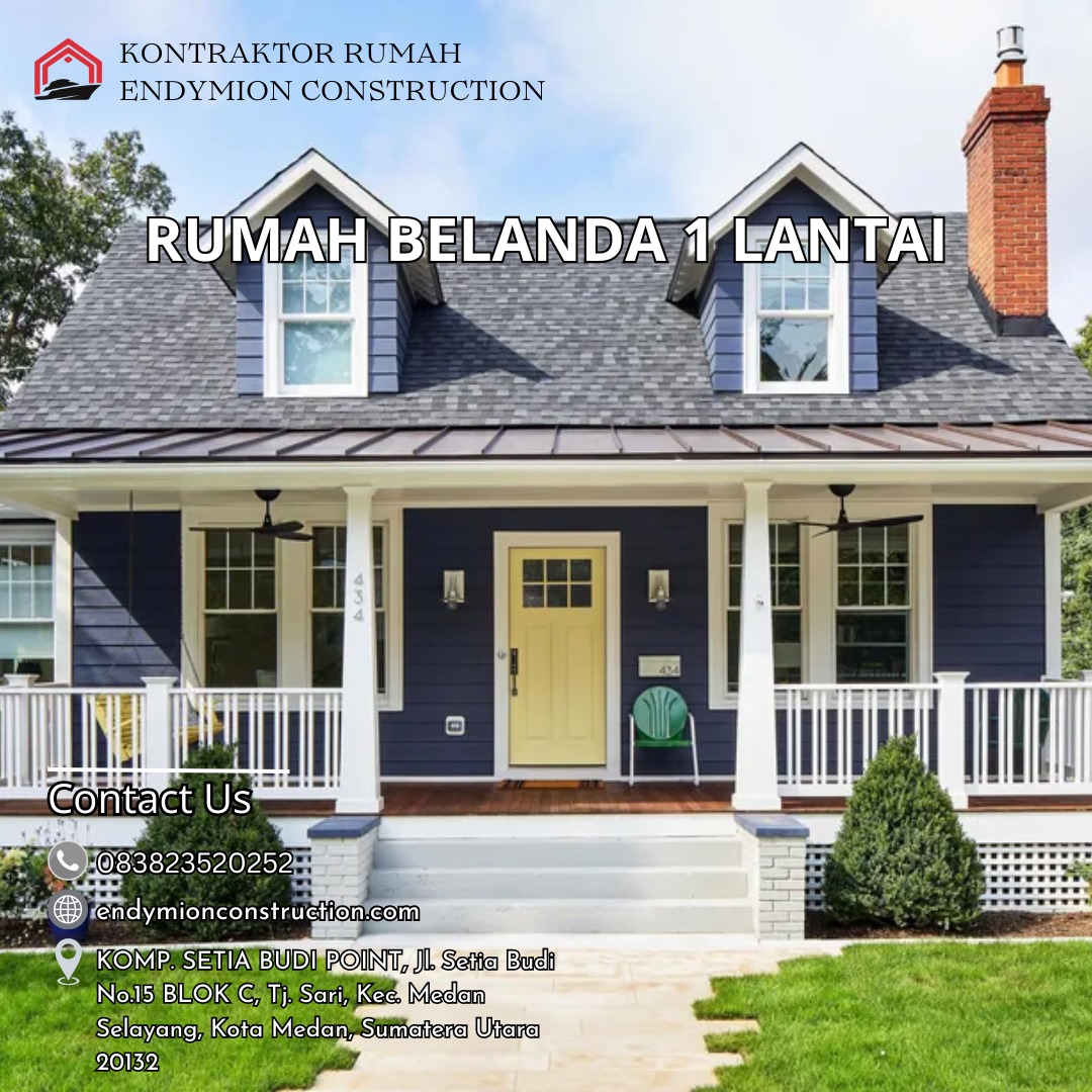 Desain Rumah Belanda 1 Lantai