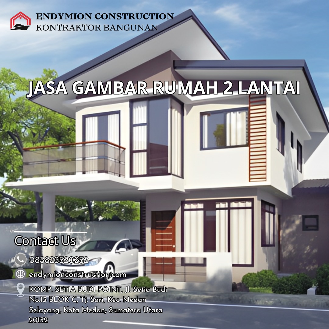 Jasa Gambar Rumah 2 Lantai