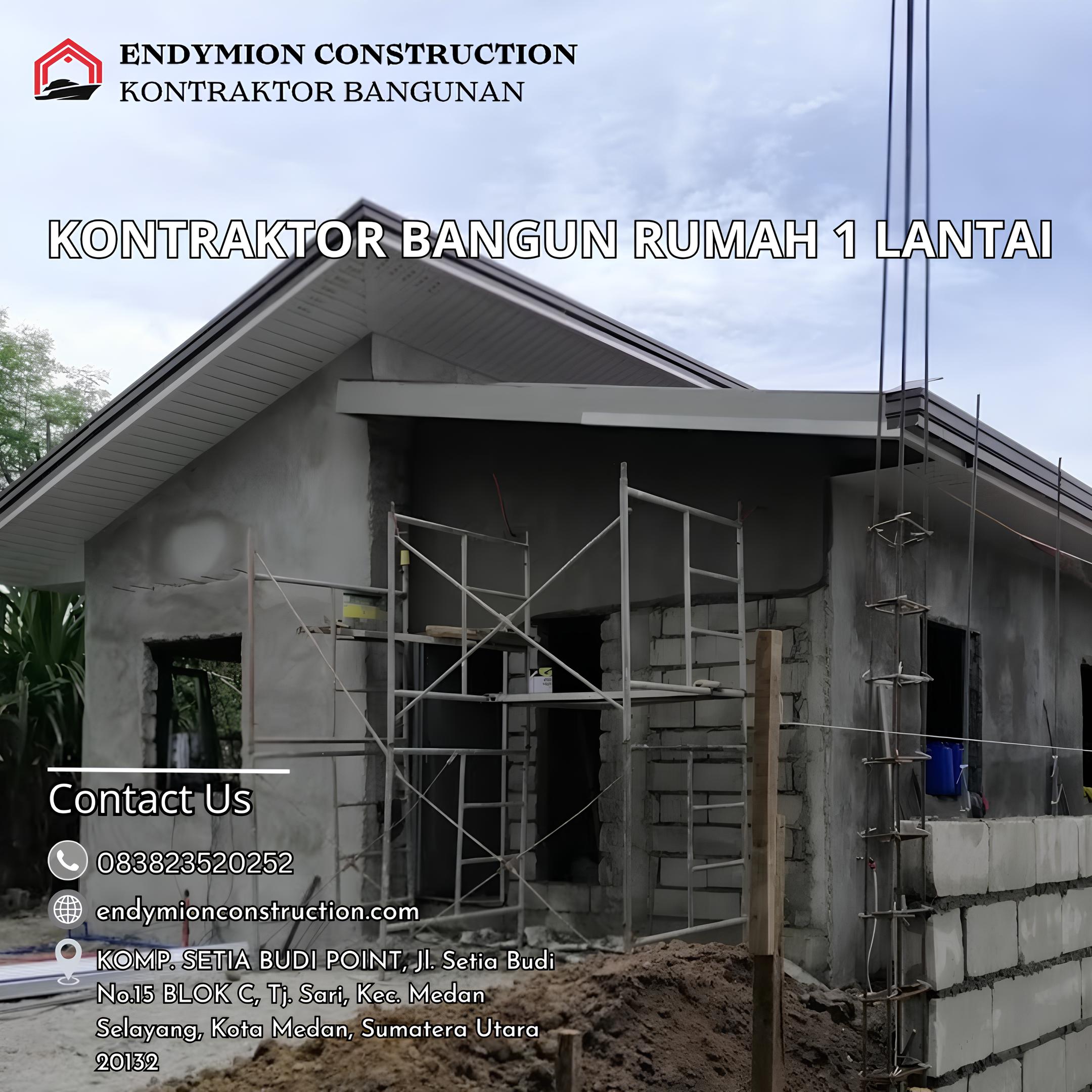 Kontraktor Bangun Rumah 1 Lantai