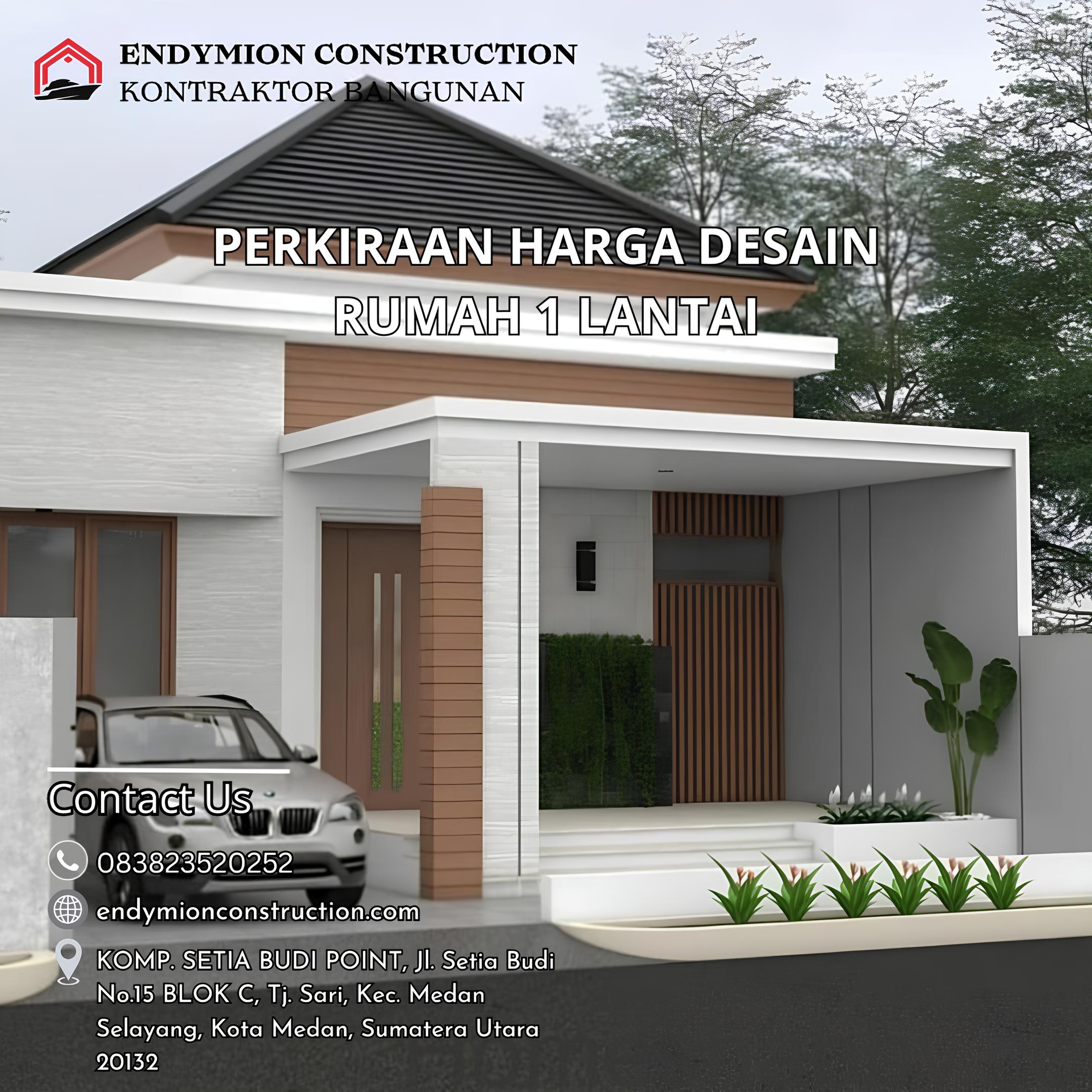 Perkiraan Harga Desain Rumah 1 Lantai