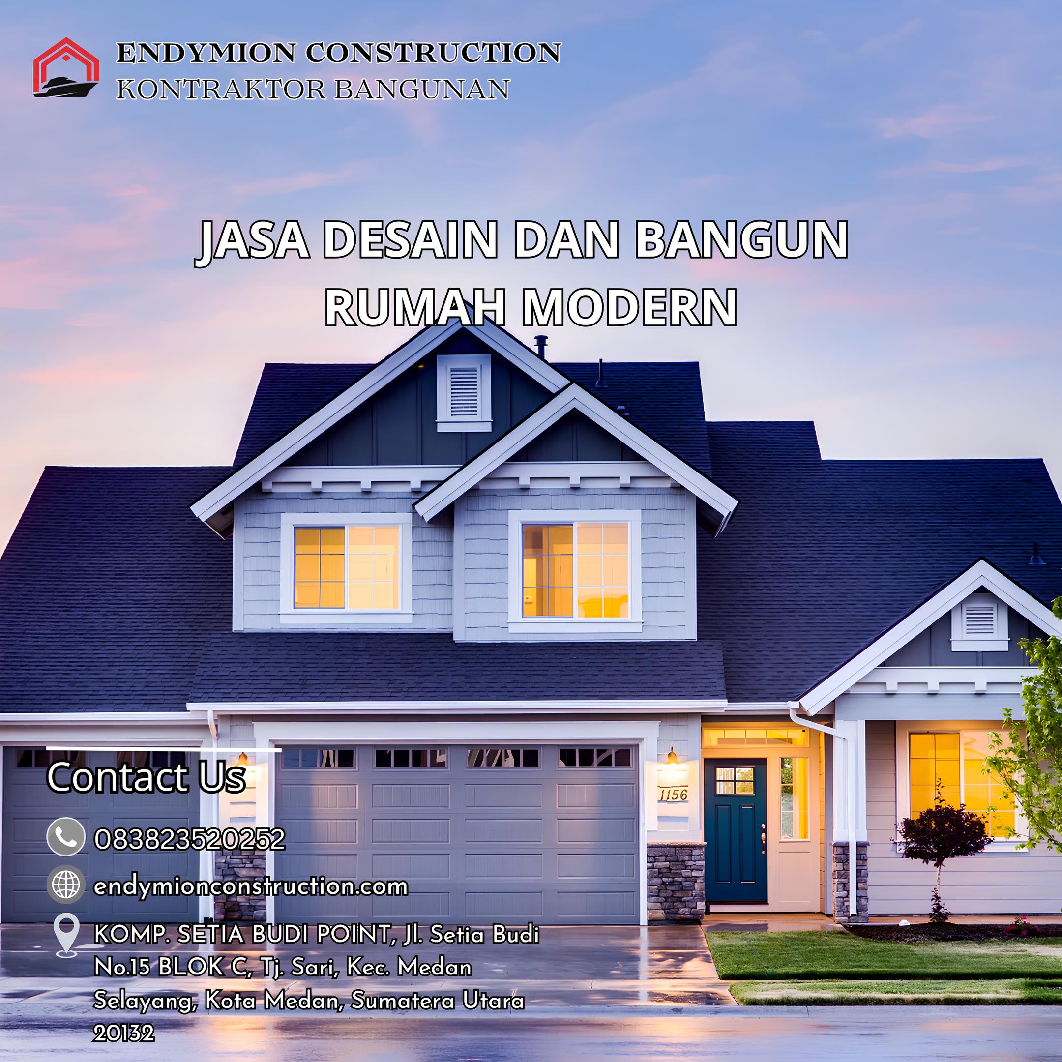Jasa Desain dan Bangun Rumah Modern