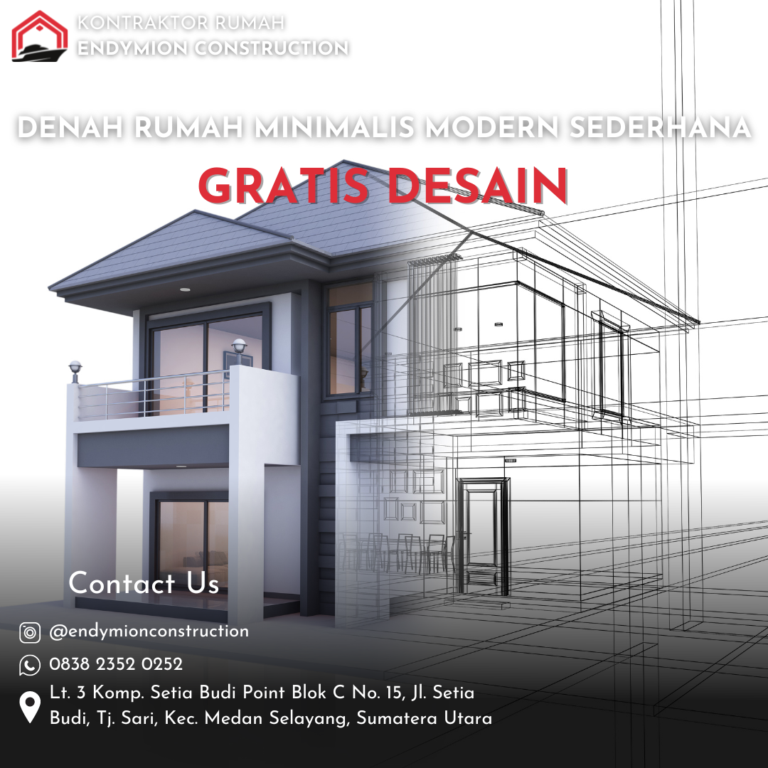 Denah Rumah Minimalis Modern Sederhana