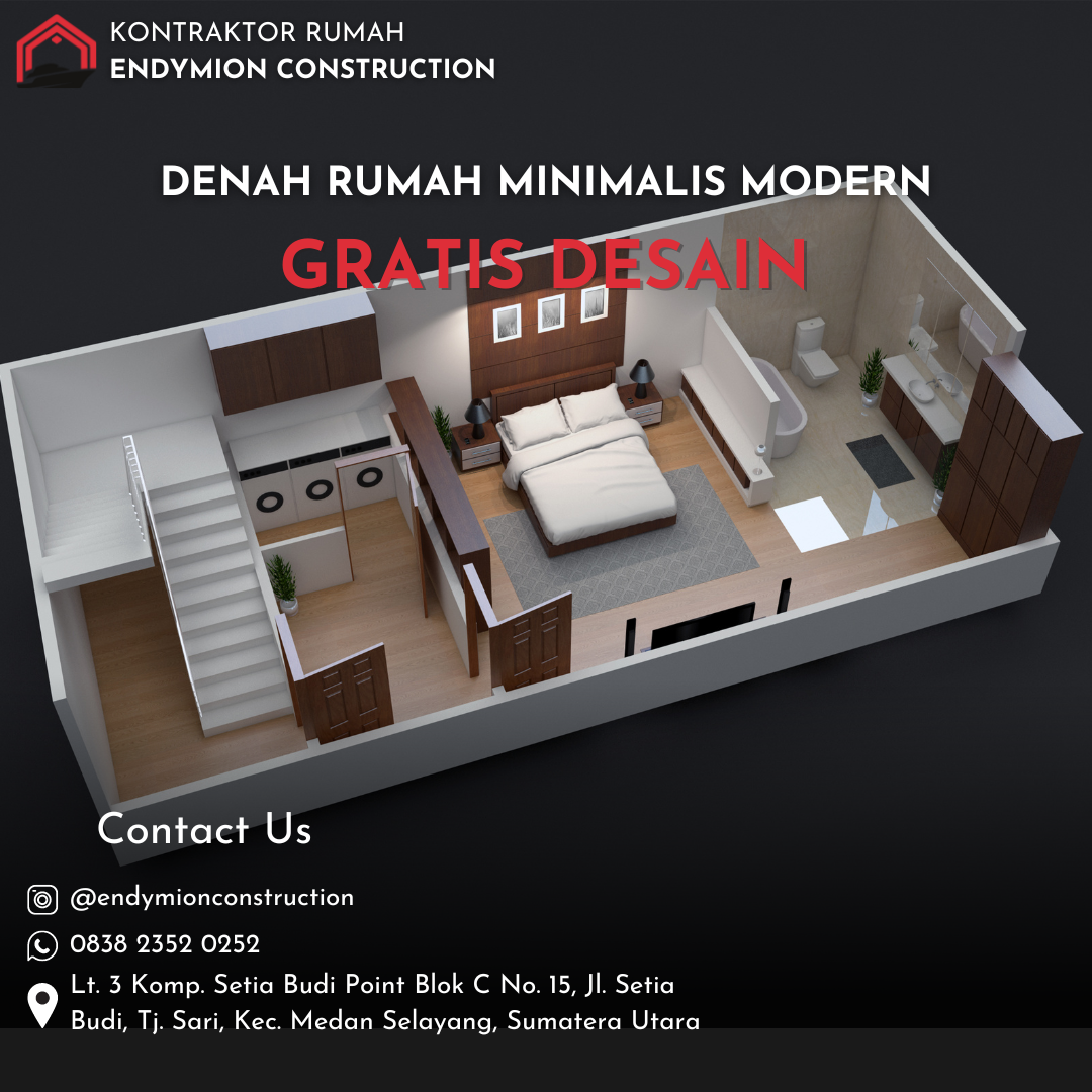 Denah Rumah Minimalis Modern