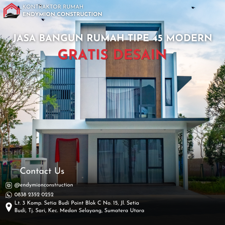 Rumah Tipe 45 Modern