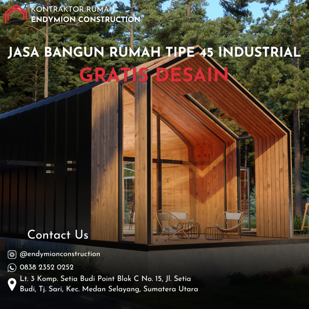Rumah Tipe 45 Industrial