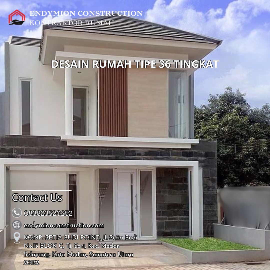 Desain Rumah Tingkat Tipe 36