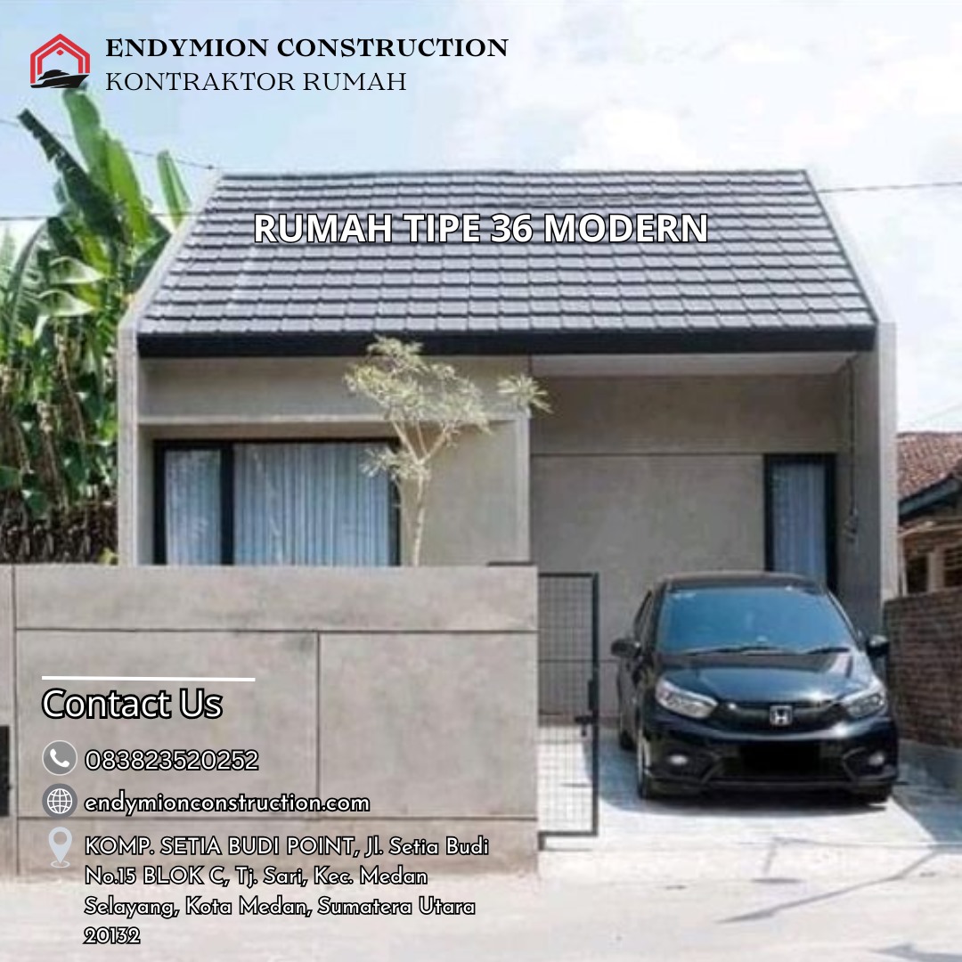 Rumah Tipe 36 Modern