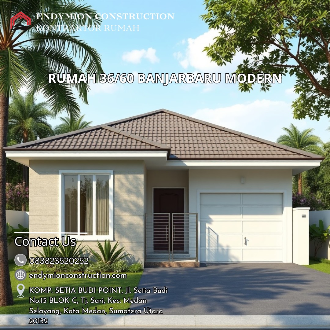 Rumah Tipe 36 Banjar Baru Modern