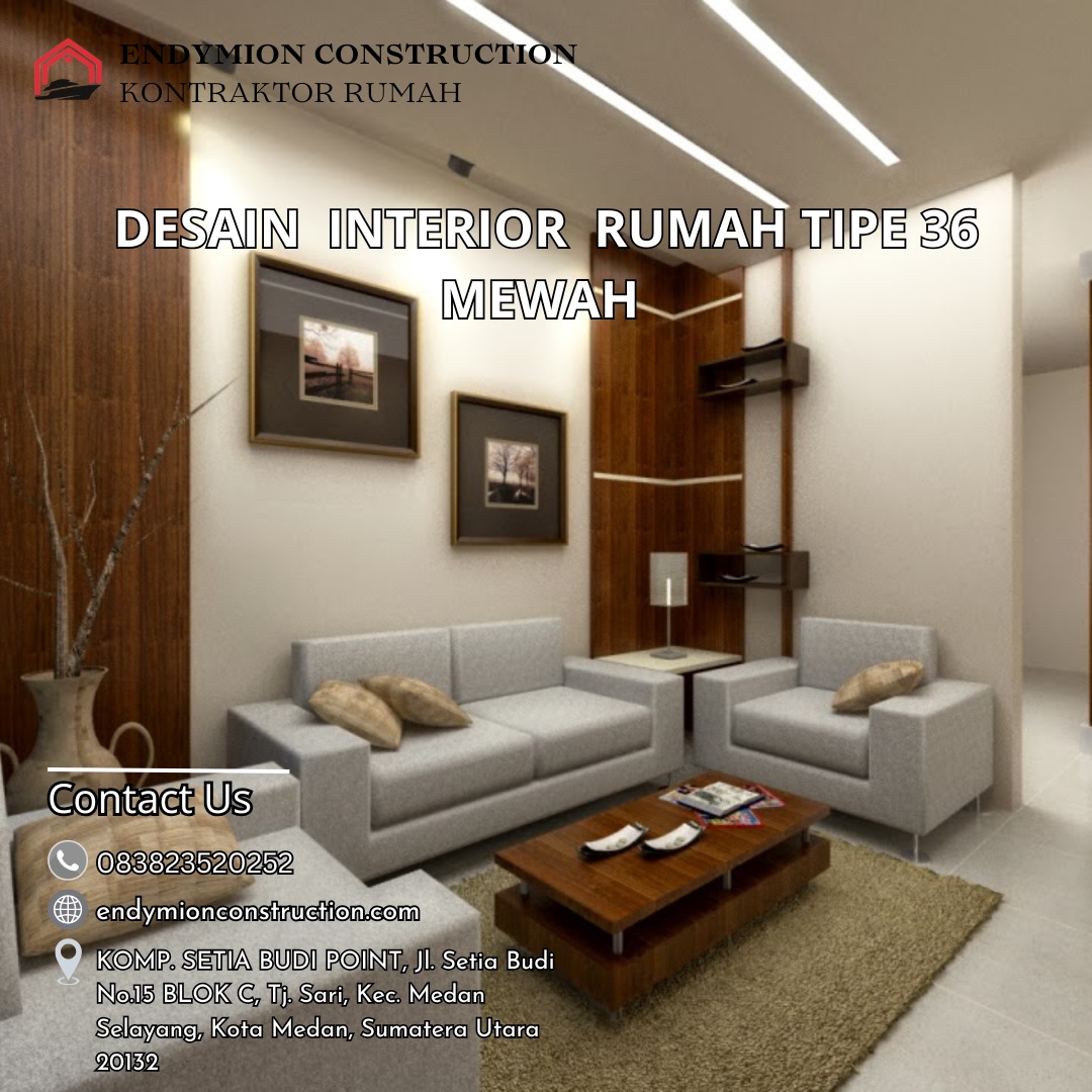 Desain Interior Rumah Tipe 36 Mewah