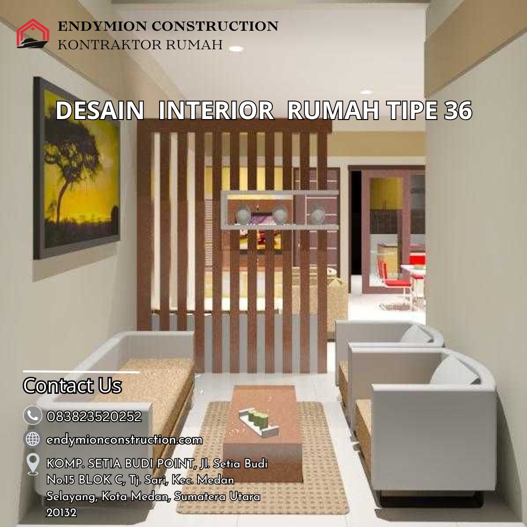 Desain Interior Rumah Tipe 36