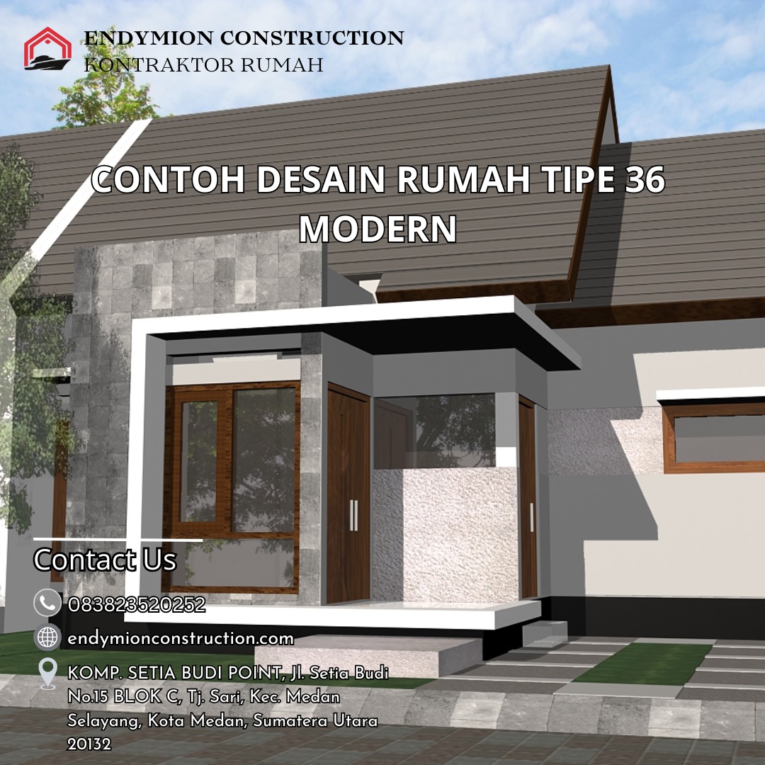 Contoh Desain Rumah Tipe 36 Modern