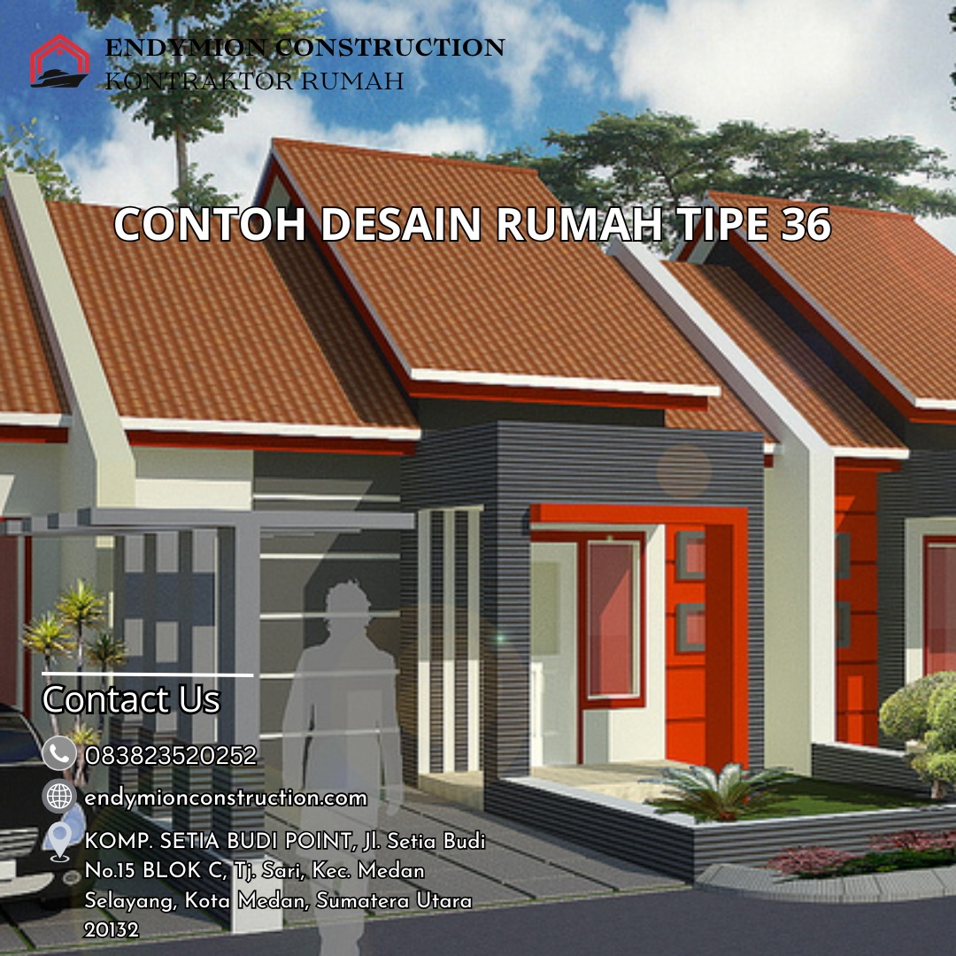 Contoh Desain Rumah Tipe 36