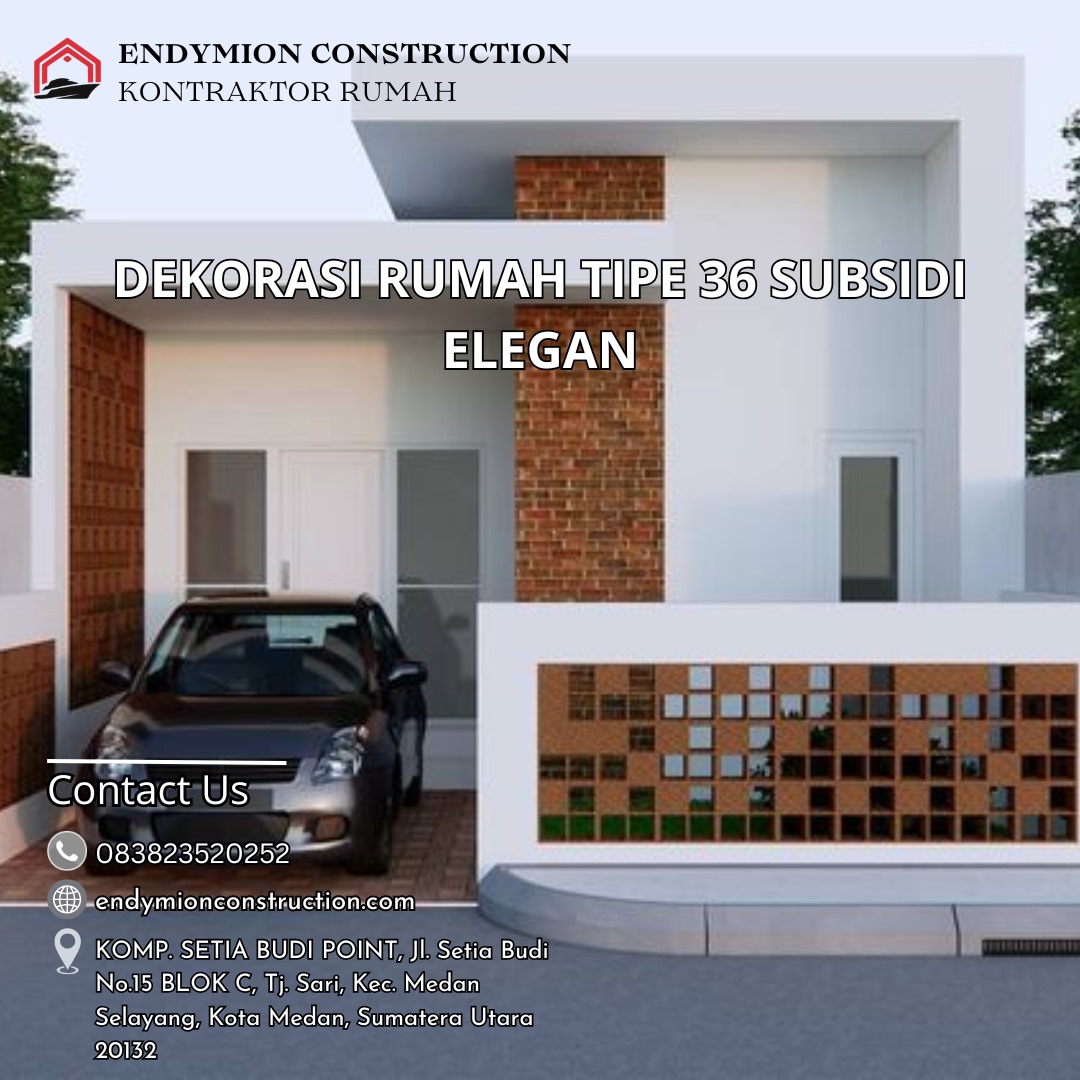 Dekorasi Rumah Tipe 36 Subsidi Elegan