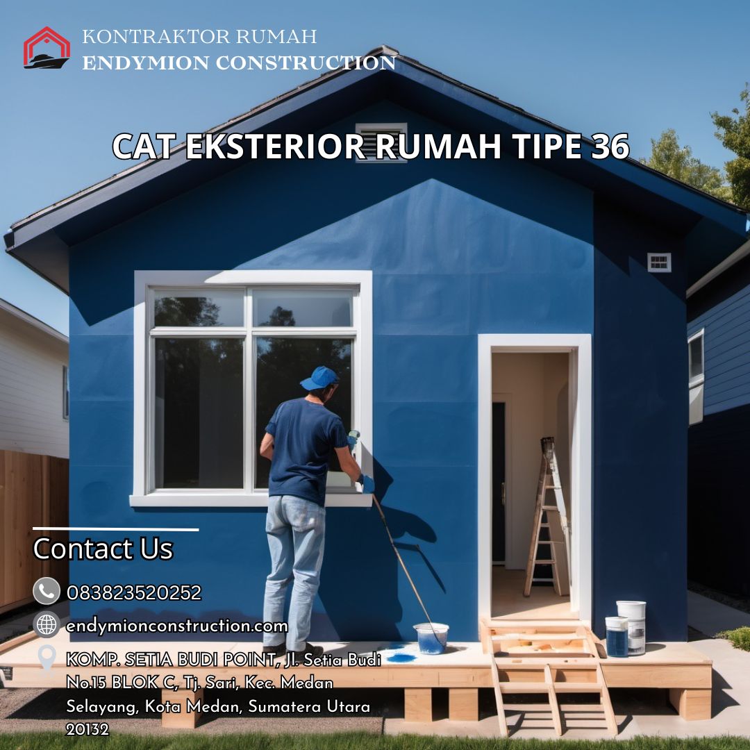 Cat Eksterior Rumah Tipe 36
