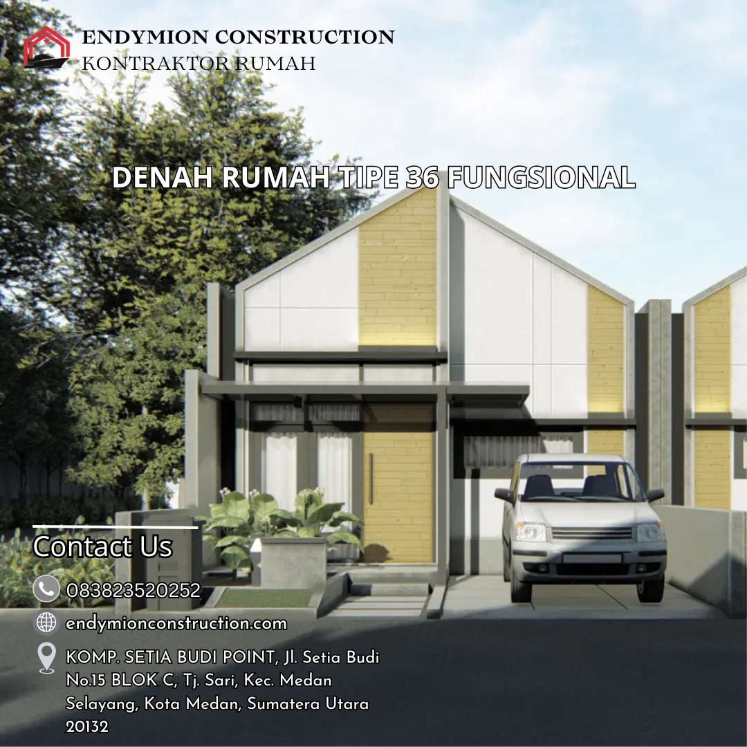 Denah Rumah Tipe 36 Fungsional