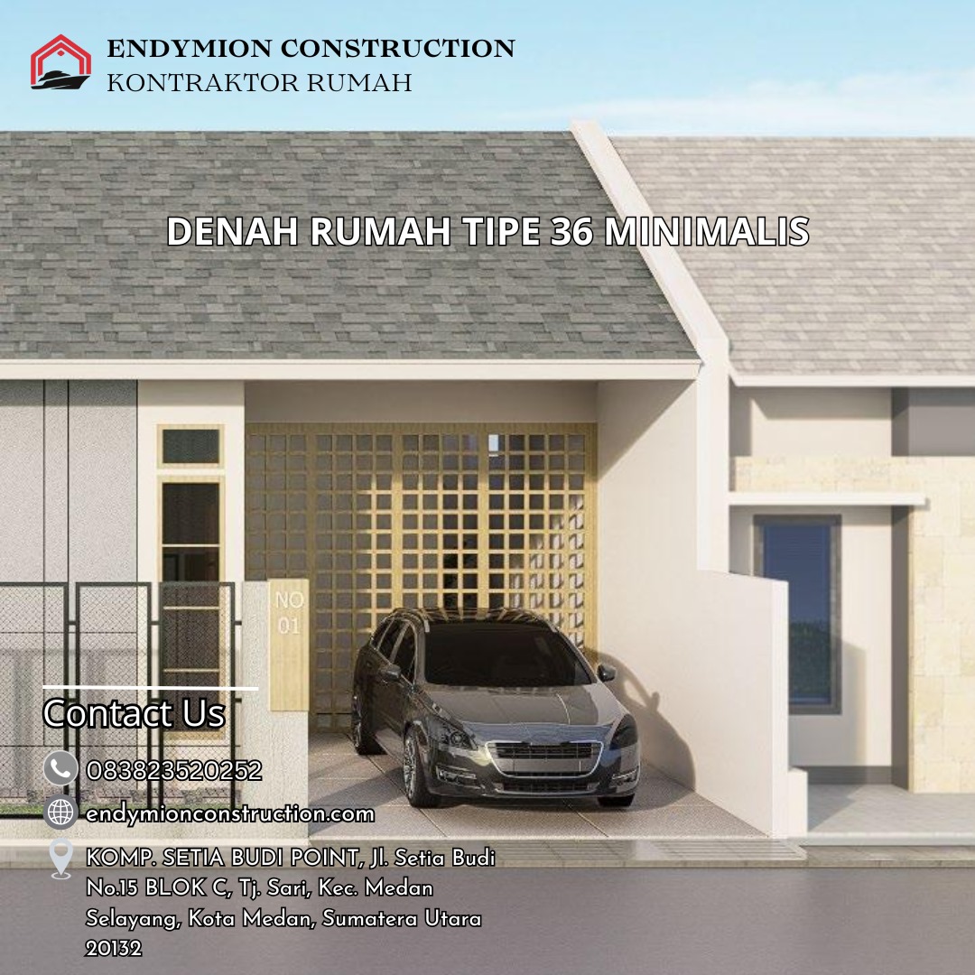 Denah Rumah Tipe 36 Minimalis
