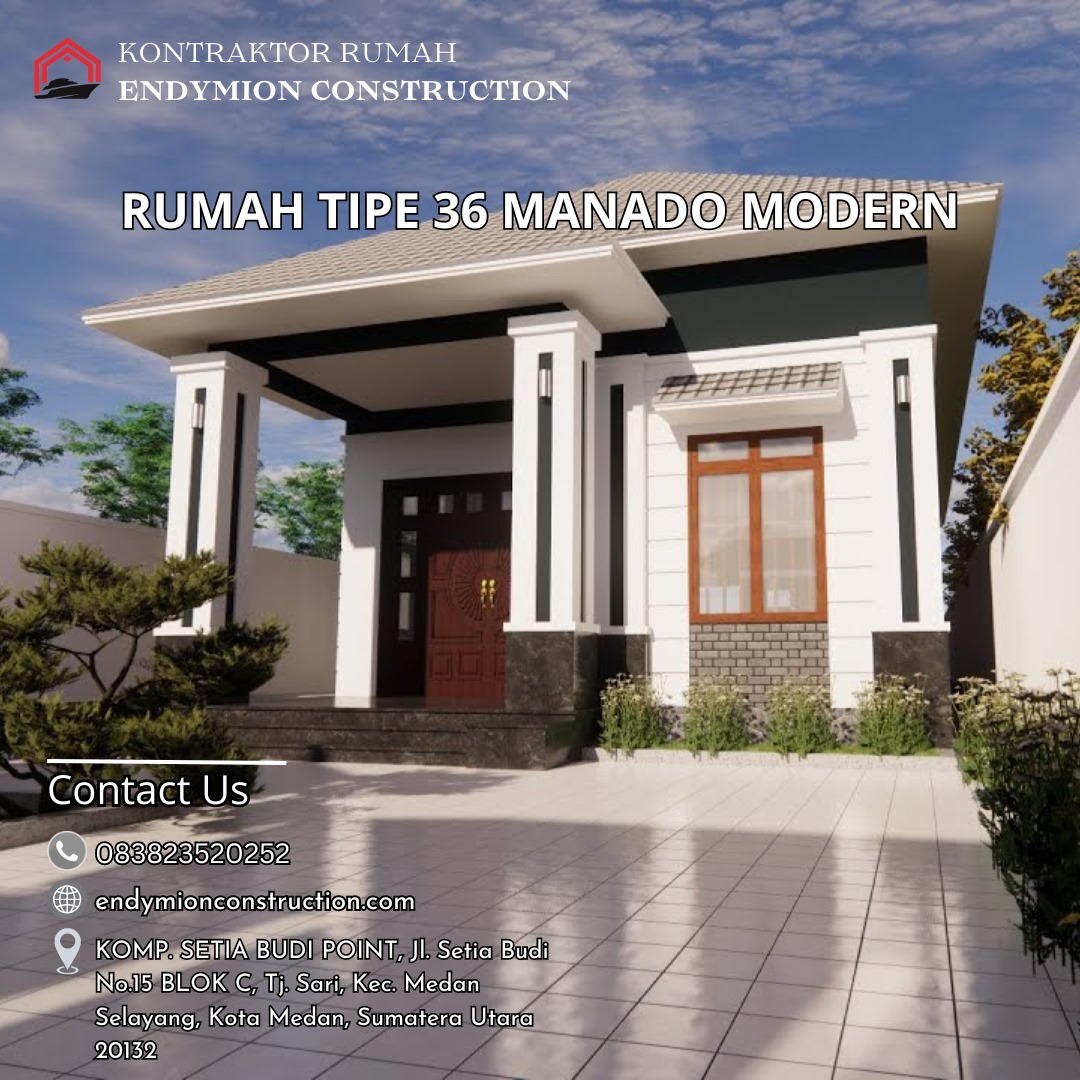 Rumah Tipe 36 di Manado Modern