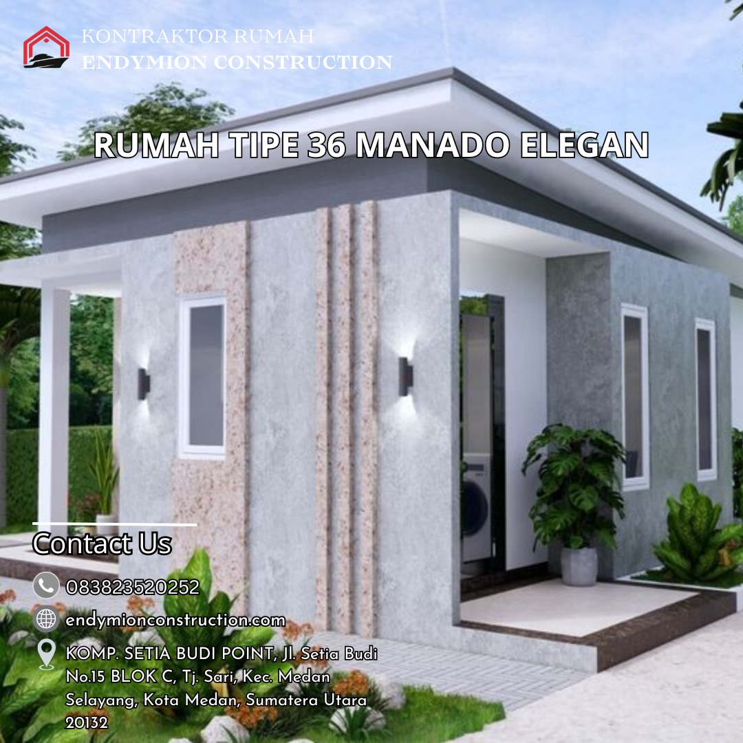 Rumah Tipe 36 di Manado Elegan