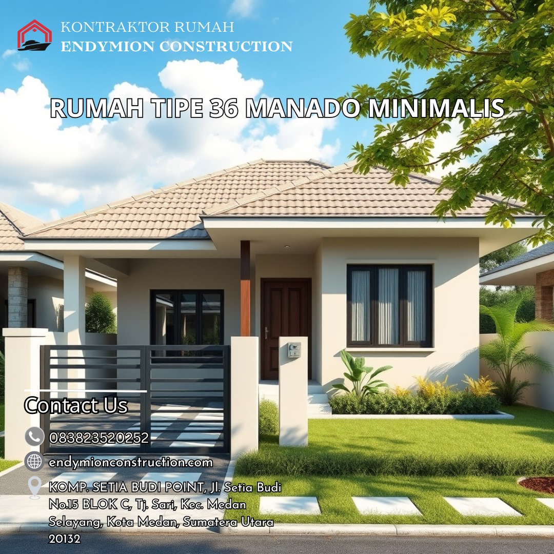 Rumah Tipe 36 di Manado Mibnimalis