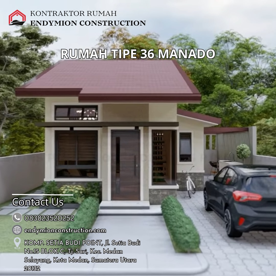 Rumah Tipe 36 di Manado
