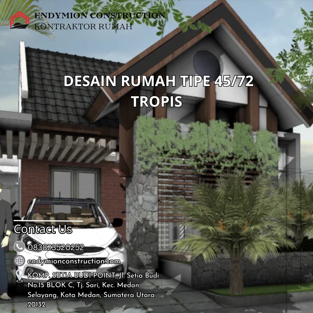 desain rumah tipe 45