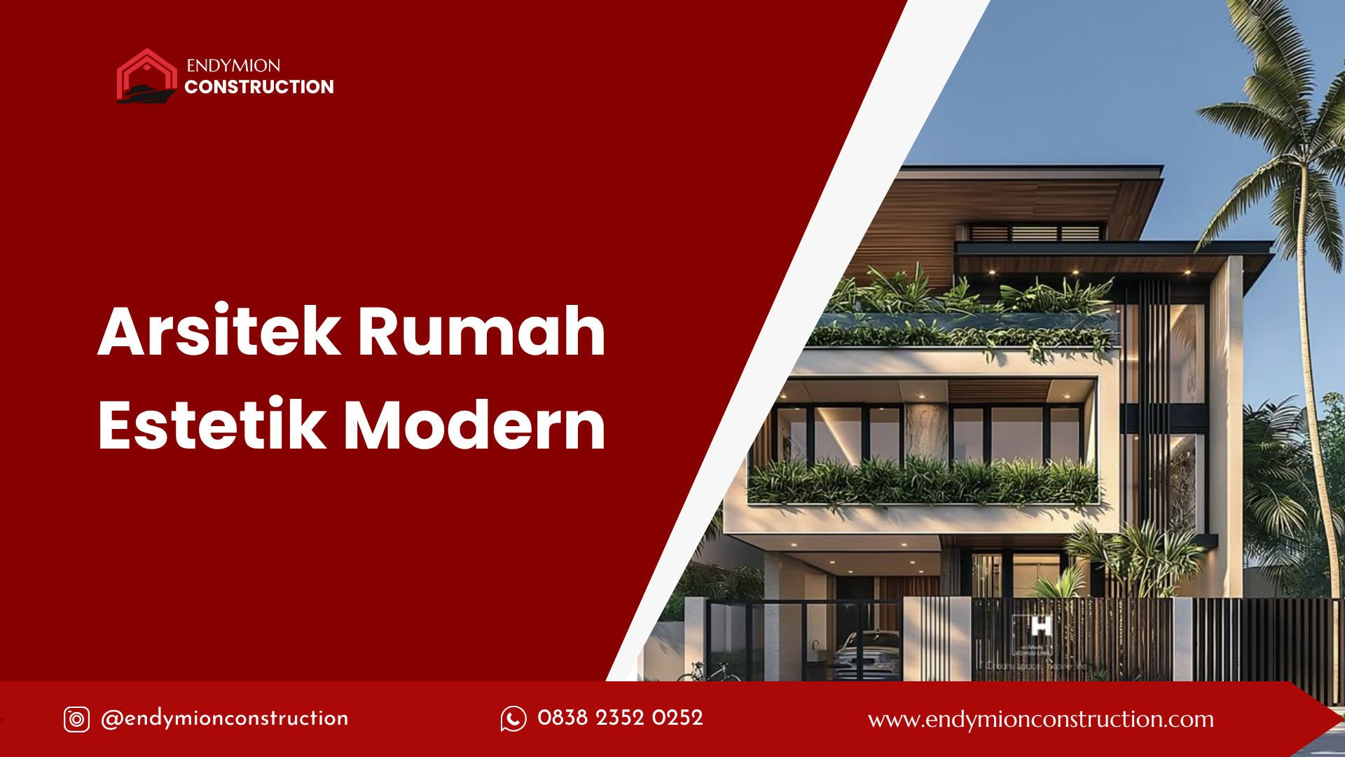 Arsitek Rumah Estetik Modern