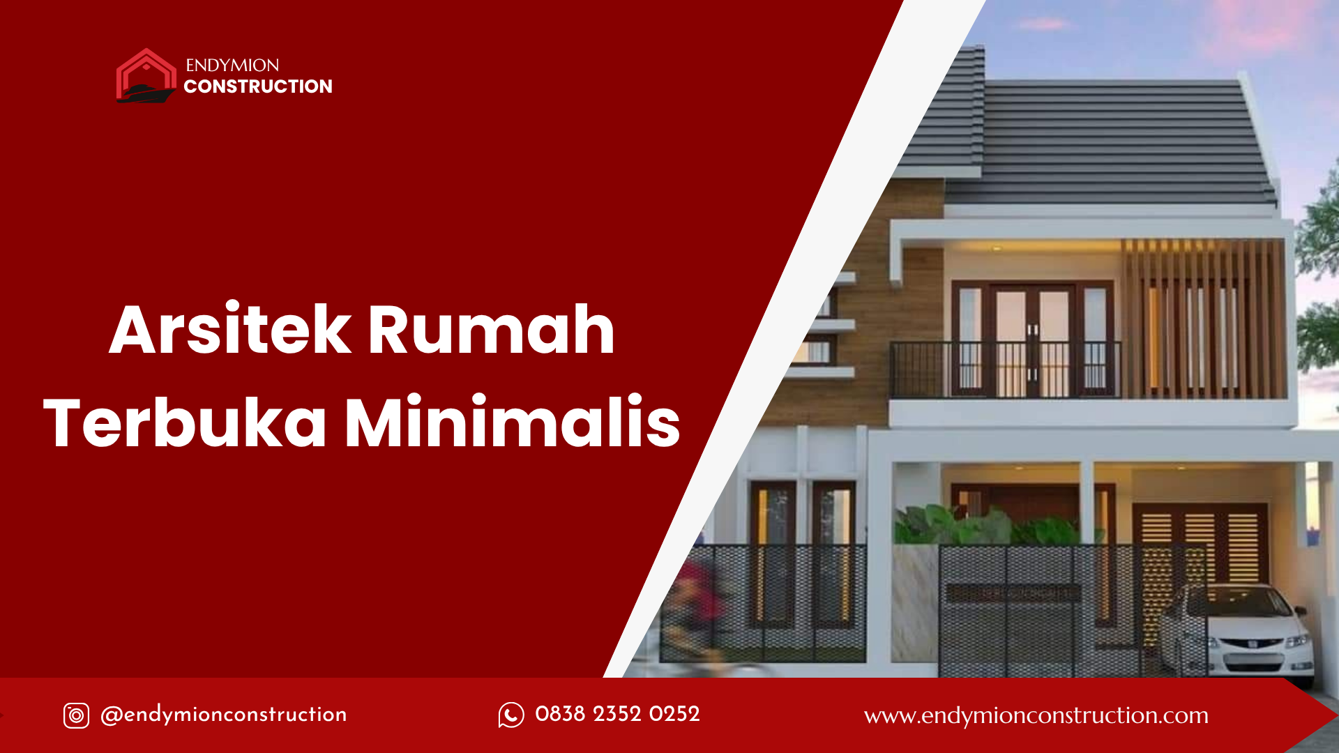 Arsitek Rumah Terbuka Minimalis