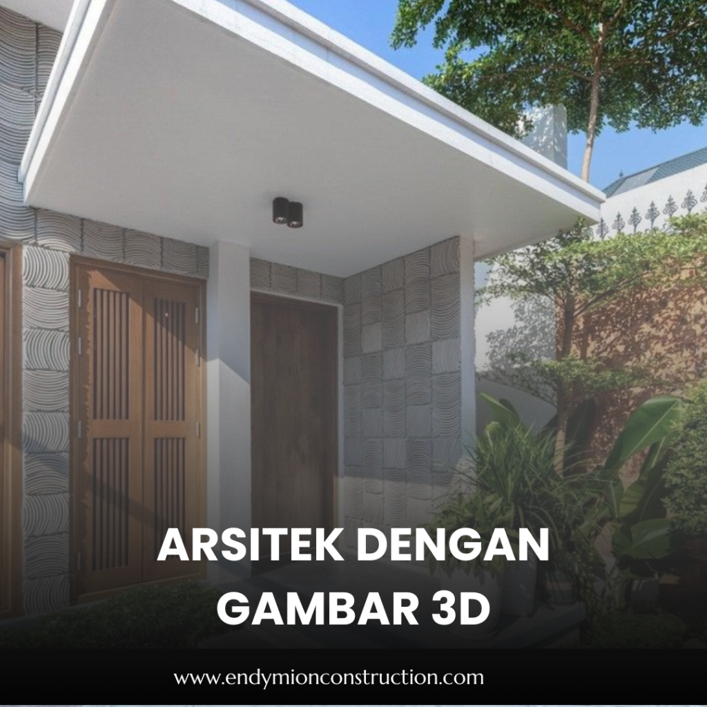 Arsitek dengan Gambar 3D