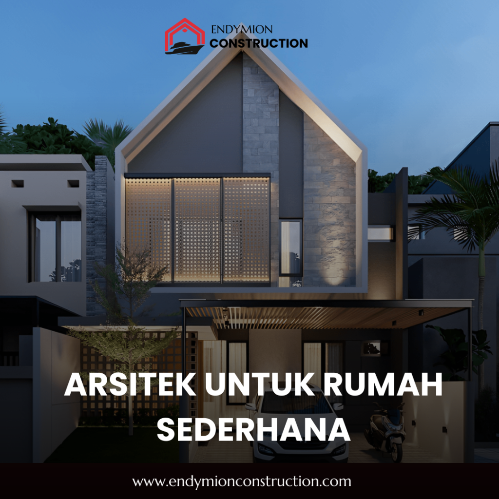Arsitek untuk Rumah Sederhana