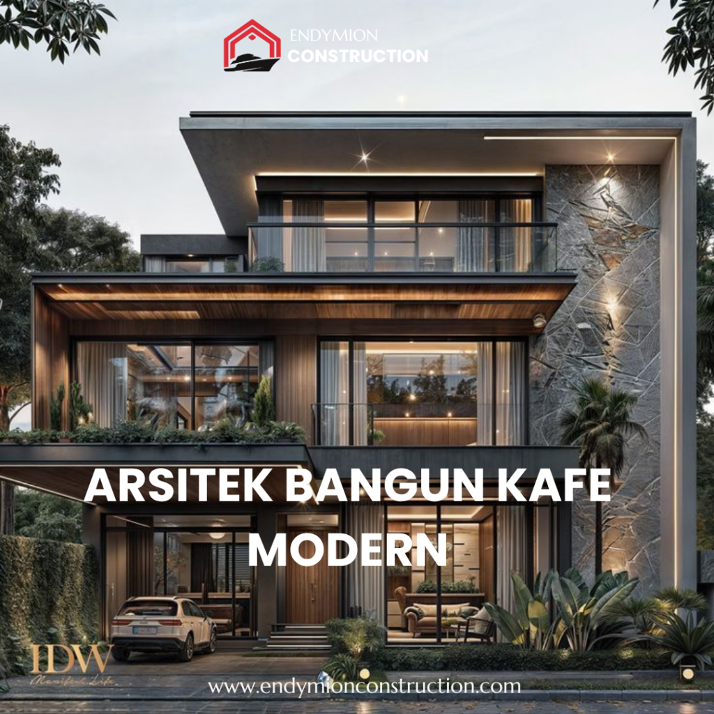 Arsitek bangun kafe modern