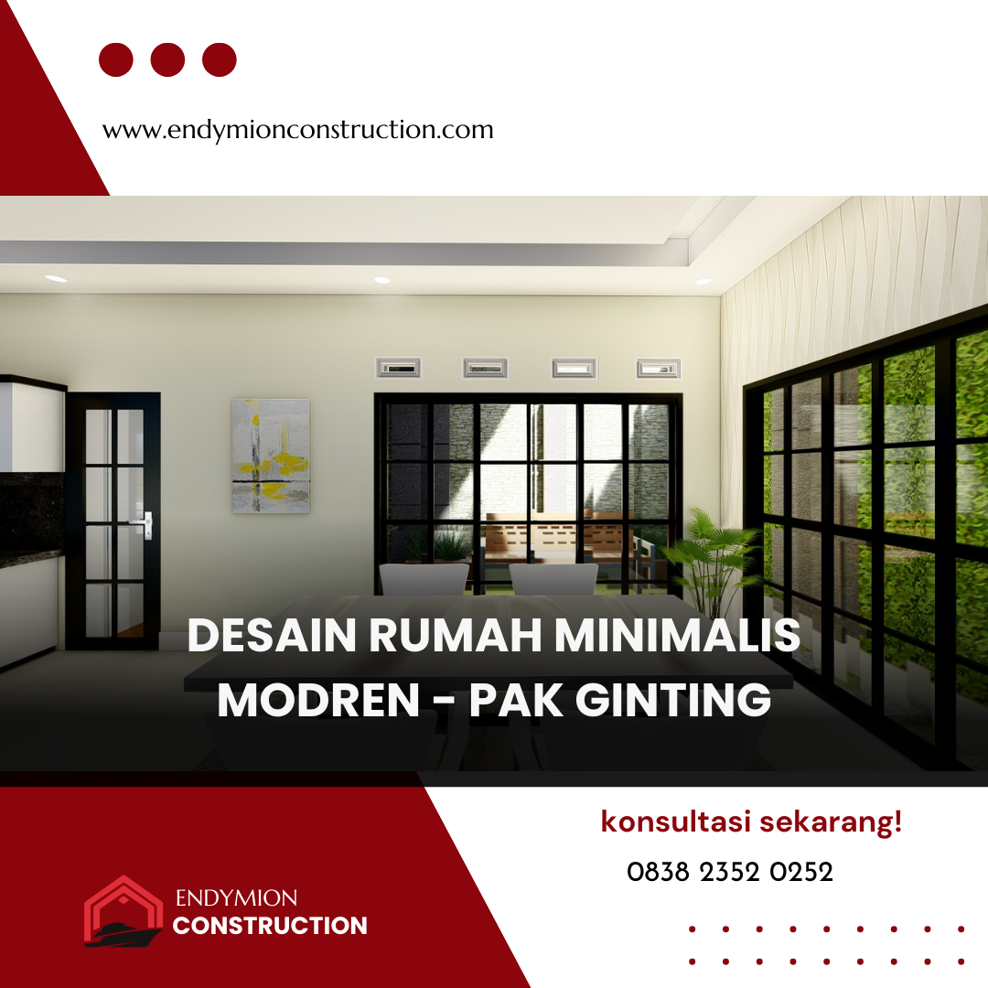 Desain Interior Minimalis Modren – Pak Ginting