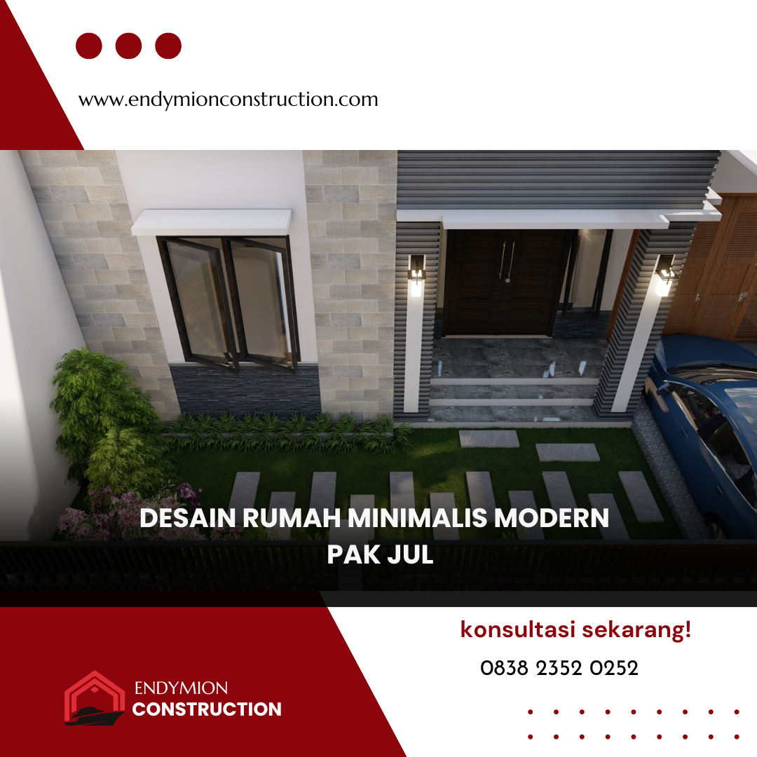 Desain Rumah Minimalis Modern – Pak Jul