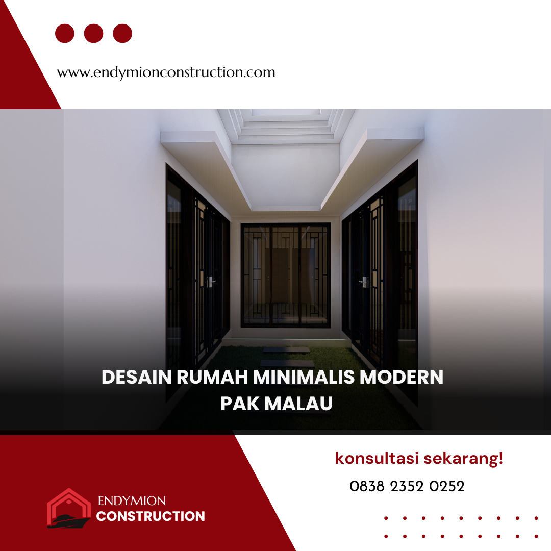 Desain Rumah Minimalis Modern – Pak Malau