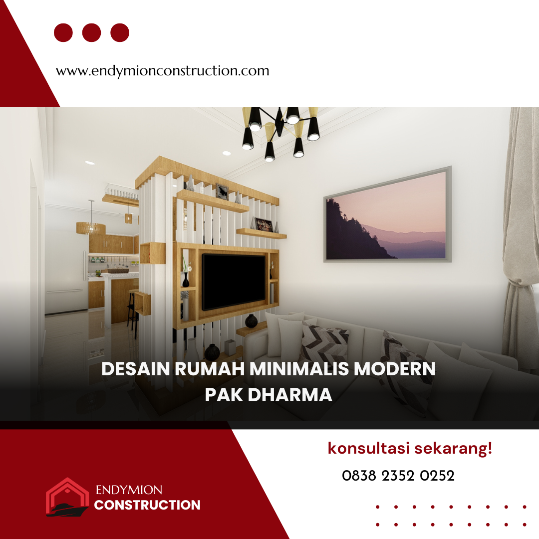 Desain Interior Minimalis Modern – Pak Dharma