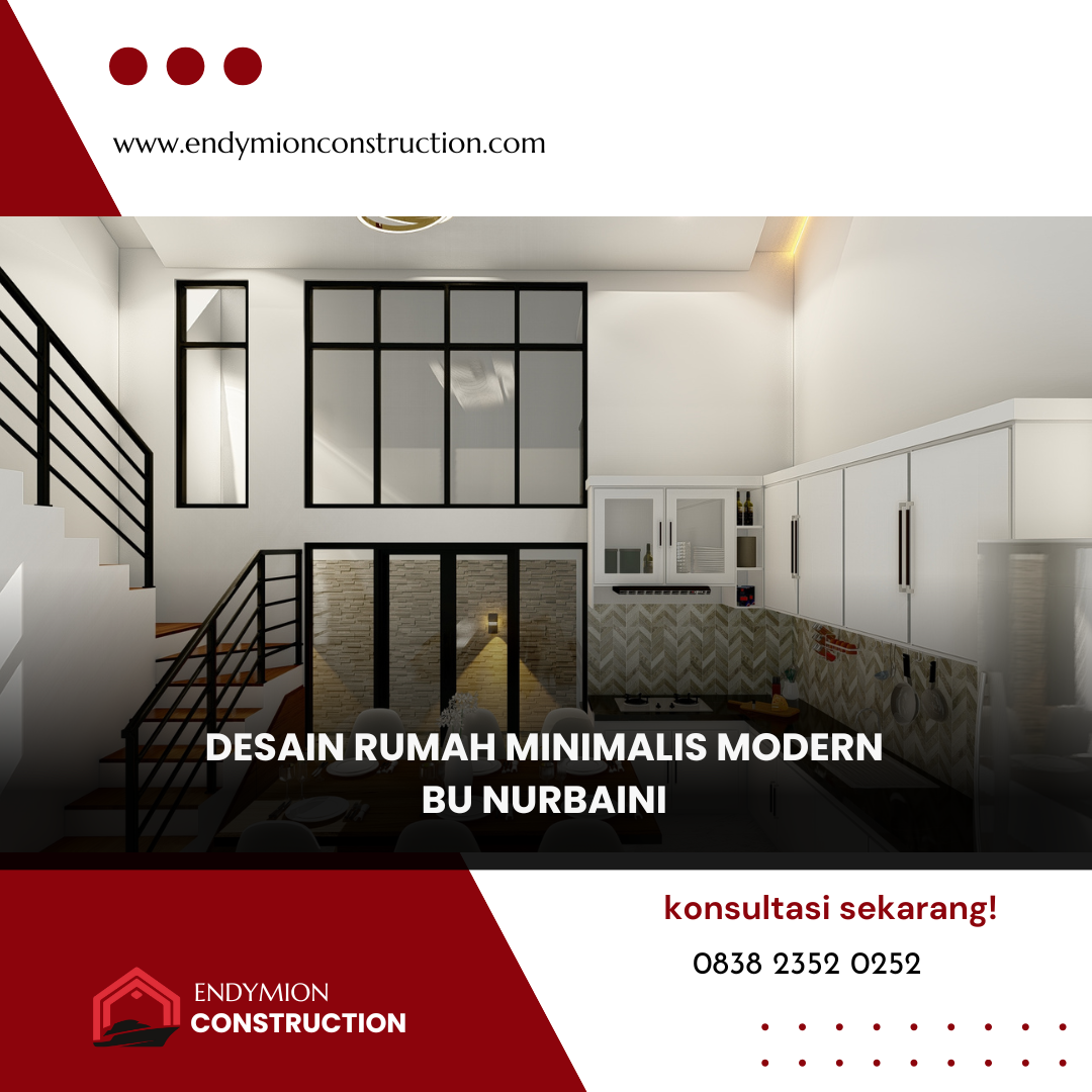 Desain Rumah Minimalis Modern-Bu Nurbaini