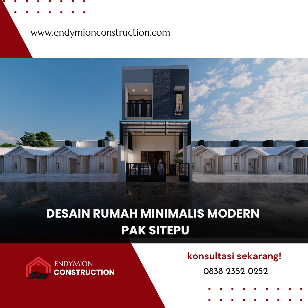 Desain Rumah Minimalis Modern – Pak Sitepu