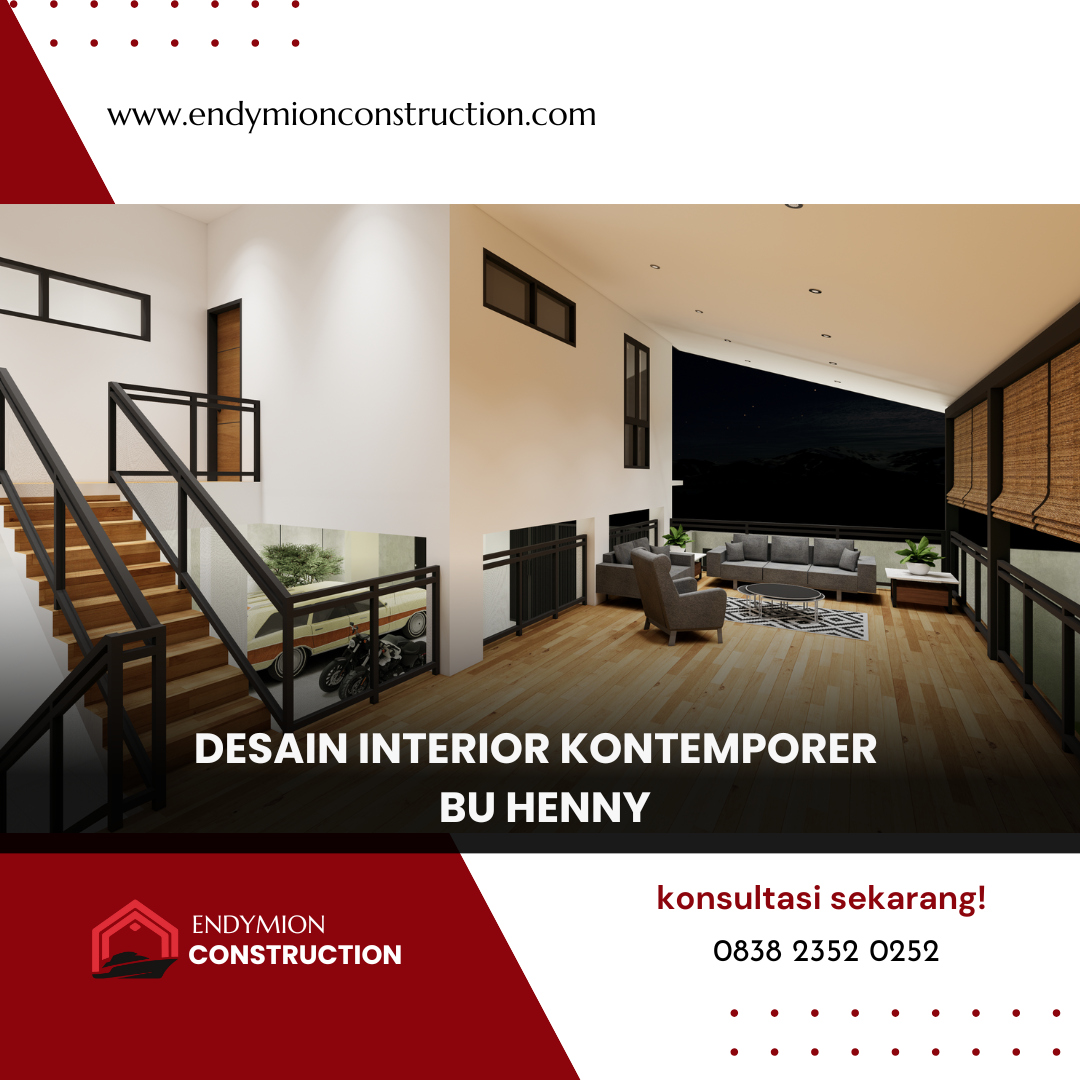 Desain Interior Kontemporer – Bu Henny