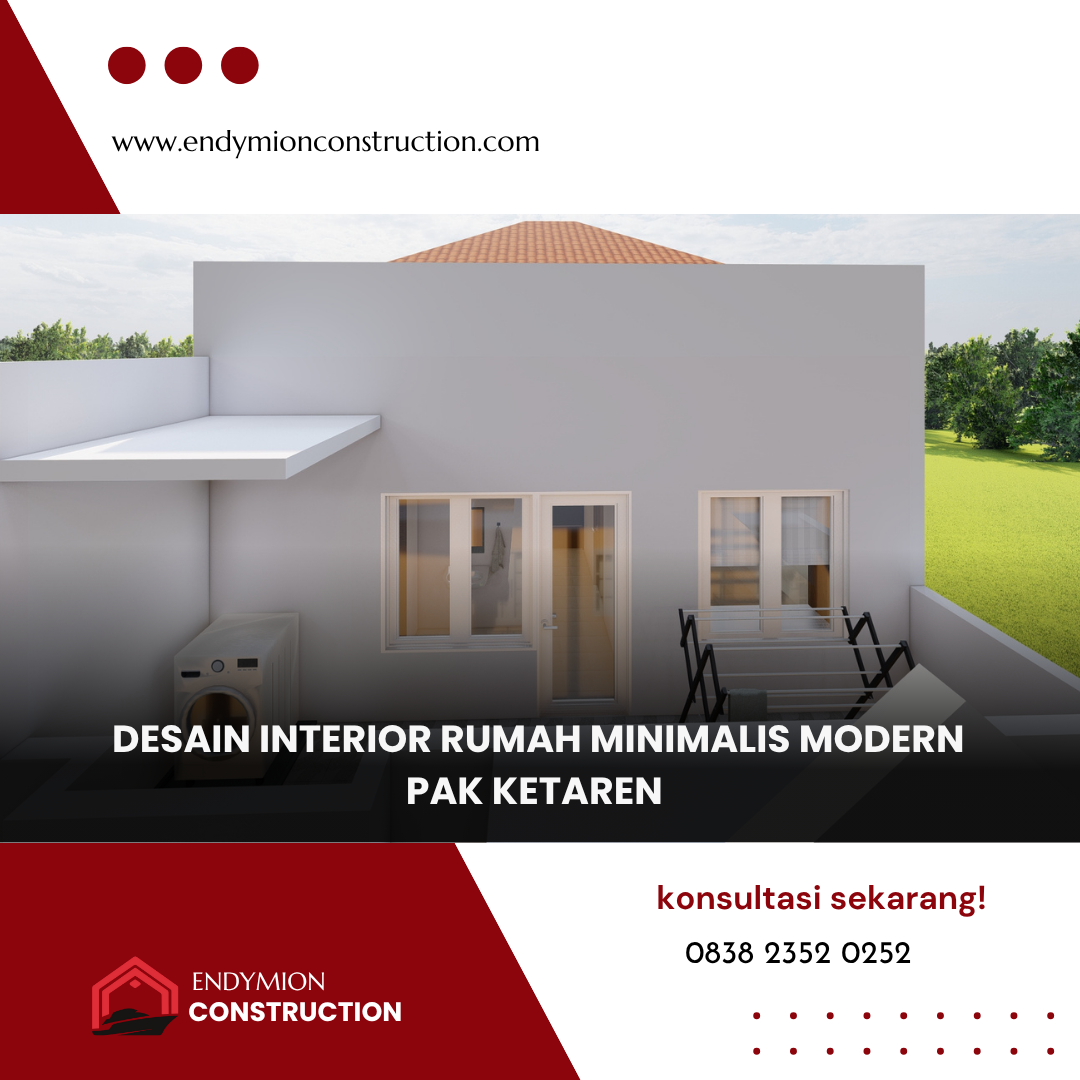 Desain interior Rumah Minimalis Modern – Pak Ketaren