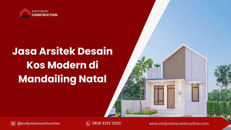Jasa Arsitek Desain Kos Modern di Mandailing Natal