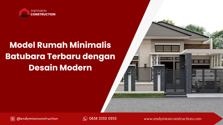 Model Rumah Minimalis Batubara Terbaru dengan Desain Modern