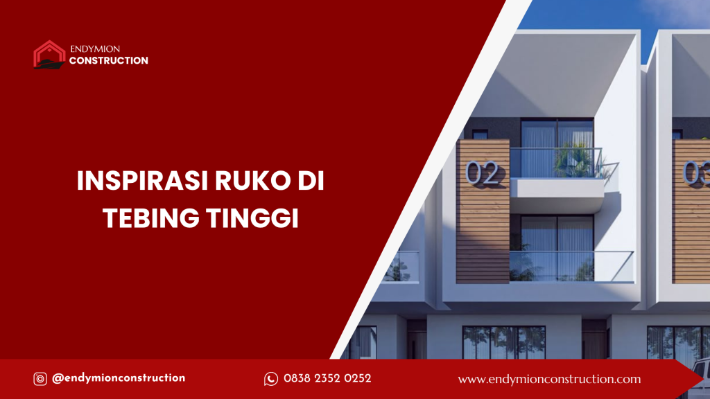 Inspirasi Ruko di Tebing tinggi