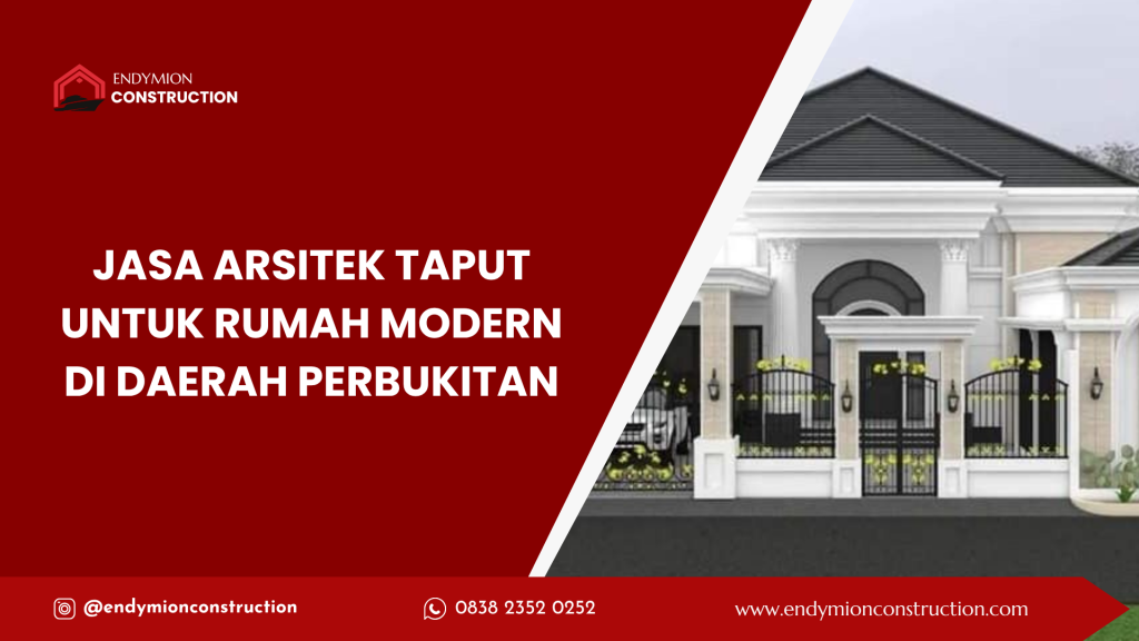 jasa arsitek taput untuk rumah modern
