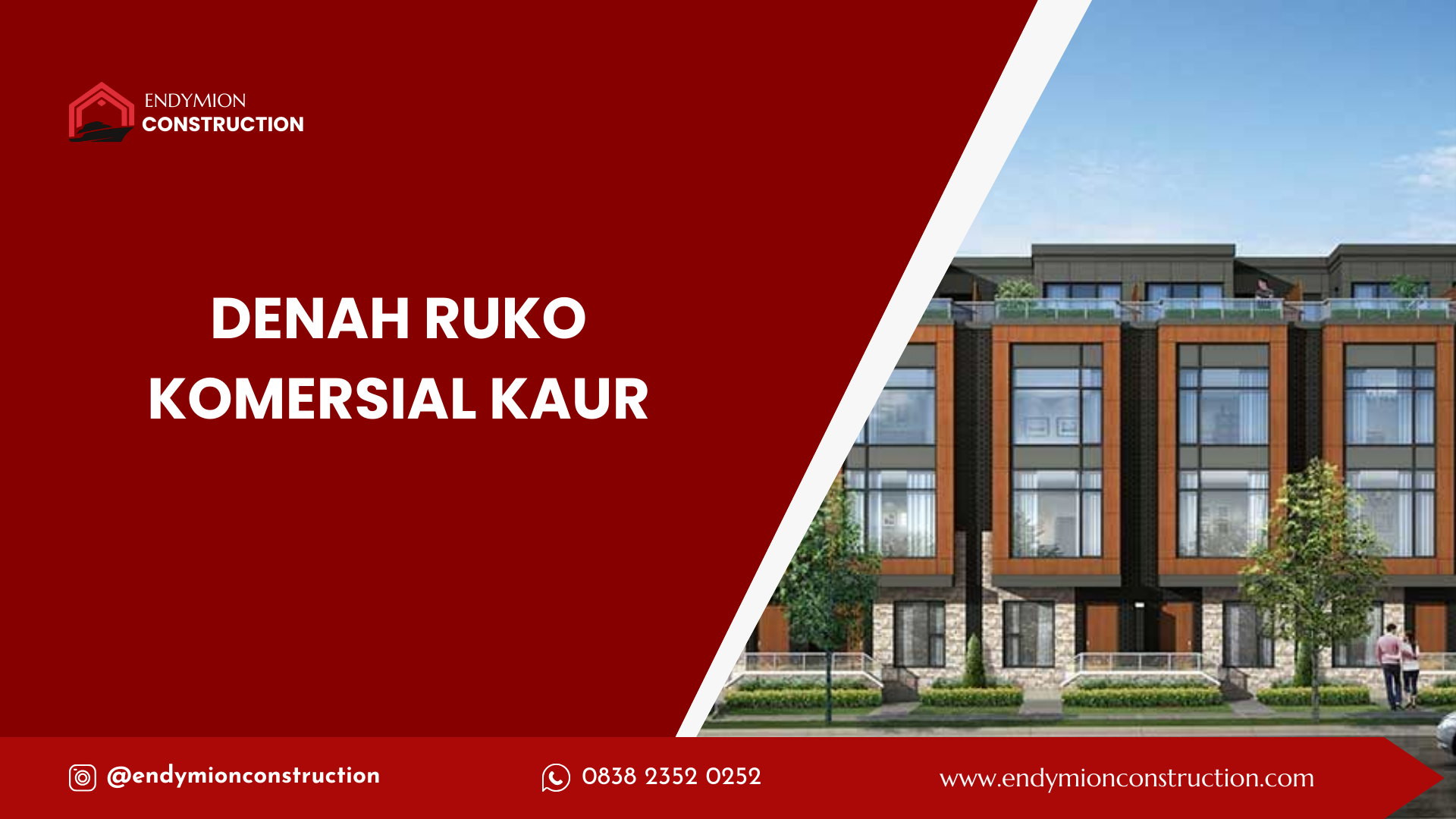 Denah Ruko Komersial Kaur - Arsitek Medan - Endymion Construction